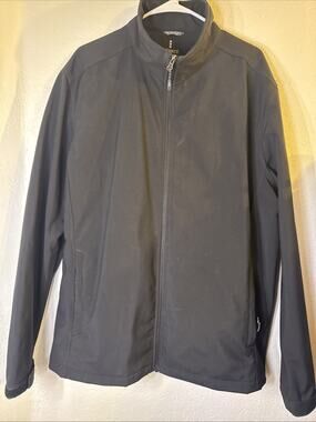 Elevate Men's Jet Black Full Zip Jacket Size 2X SNAP ON TOOLS Fall Jacket XXL